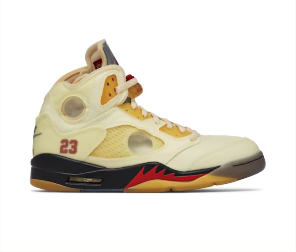 Air Jordan 5 Retro x Off-White "Sail"