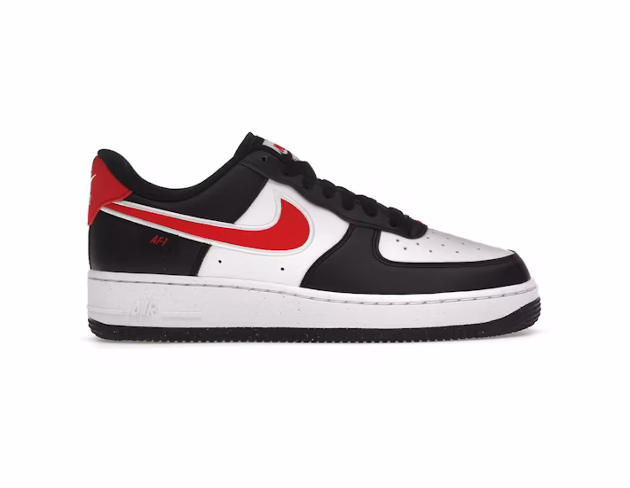 Nike Air Force 1 Low '07 LX Black Silver Mini Swoosh