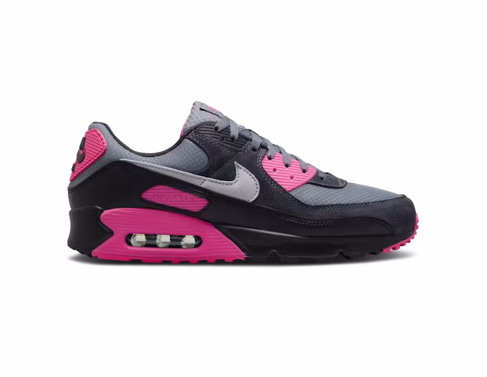 Nike Air Max 90 Wolf Grey Hyper Pink