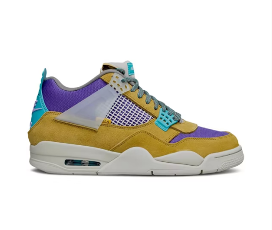 Union x Air Jordan 4 30th Anniversary Desert Moss Turquoise Blue