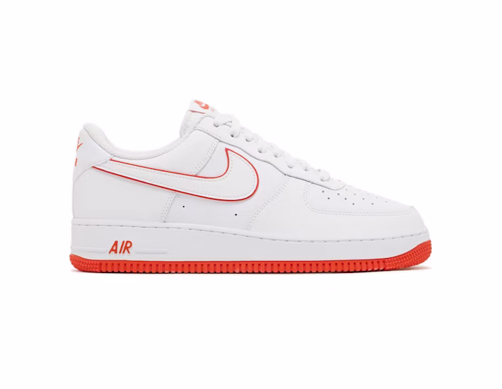 Nike Air Force 1 Low Outline White Picante Red