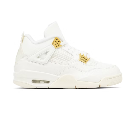 Air Jordan 4 Retro Sail Metallic Gold