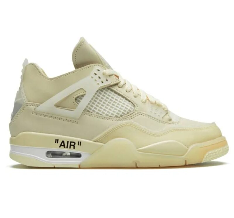 Air Jordan 4 x Off-White "Sail"