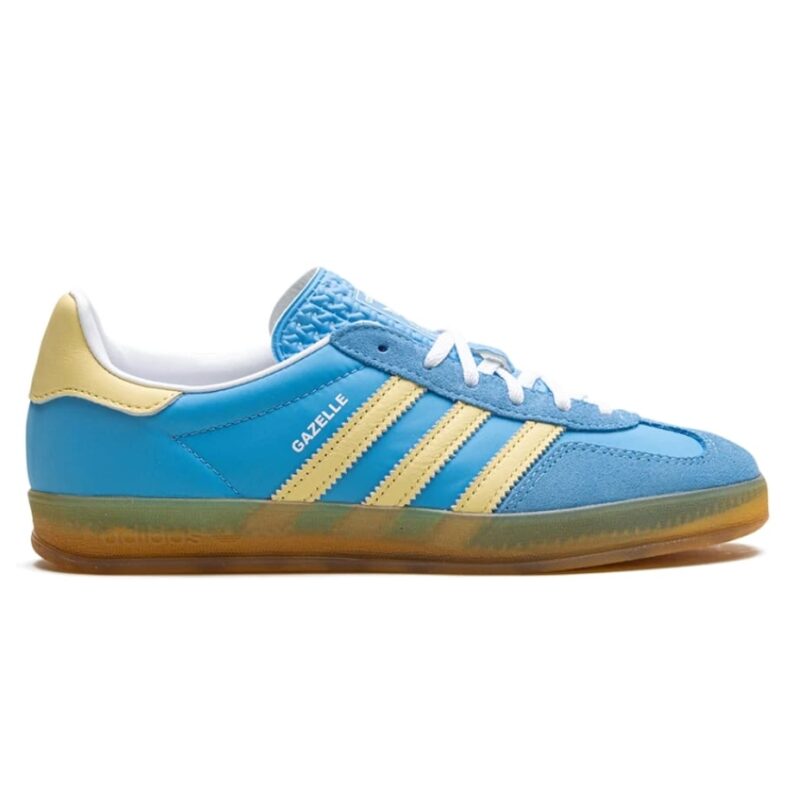 Adidas Gazelle "Semi Blue Burst Almost Yellow"