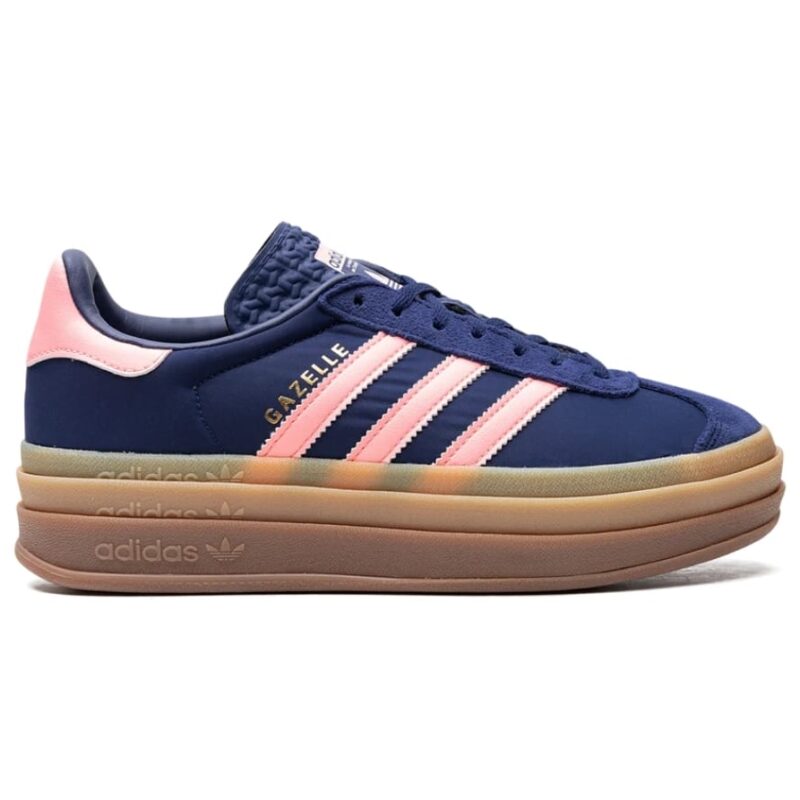 Adidas Gazelle Bold "Dark Blue Pink Spark"