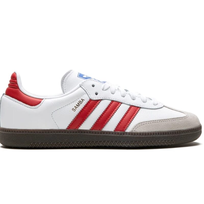 Adidas Samba "White / Better Scarlet"
