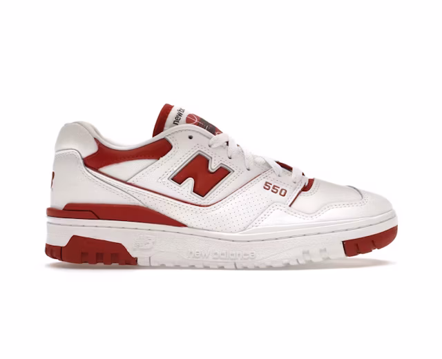 New Balance 550 White Brick Red