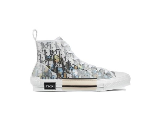 Dior B23 High Top Alex Foxton Oblique - White