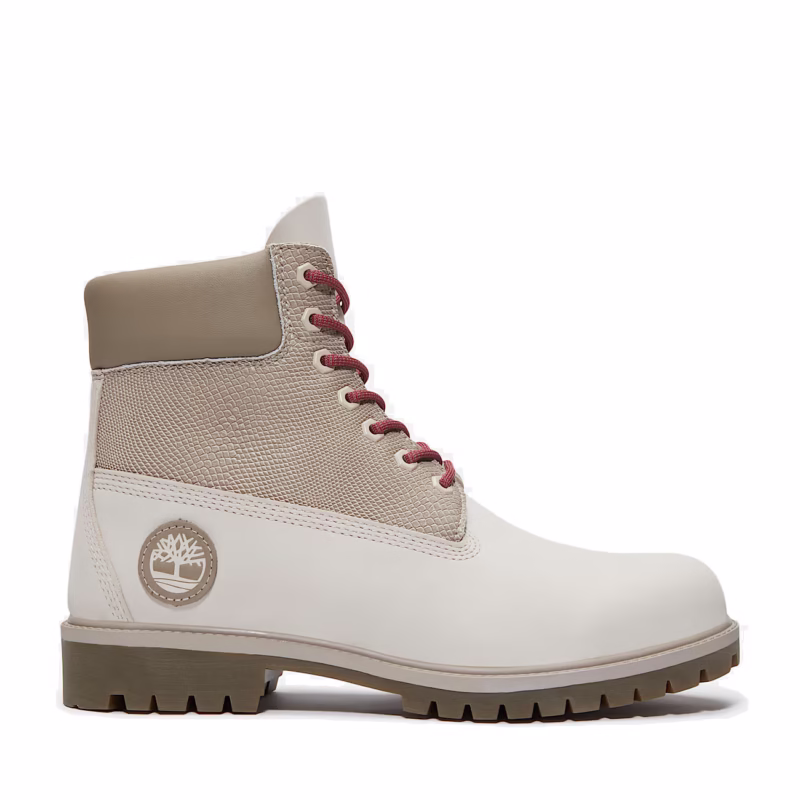 Timberland 6 Inch Heritage Year of the Snake Boot Men - White