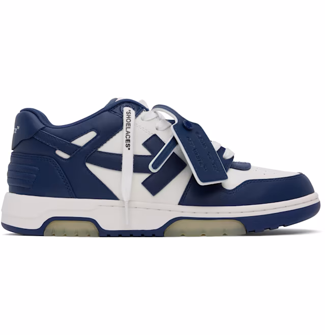 Off-White White & Navy Out Of Office Sneakers
