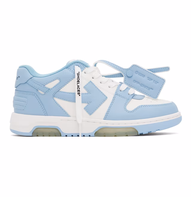 Off-White White & Blue Out Of Office Sneakers