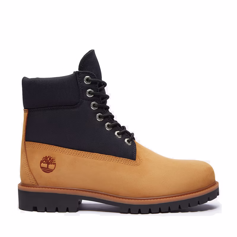 Timberland 6 Inch Heritage Waterproof Boot Men - Yellow/Black