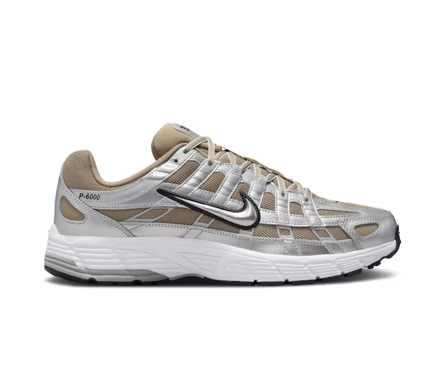 Nike P-6000 Khaki Metallic Silver