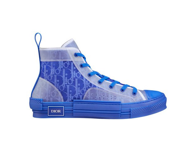 Dior B23 High Top Oblique Canvas - Blue