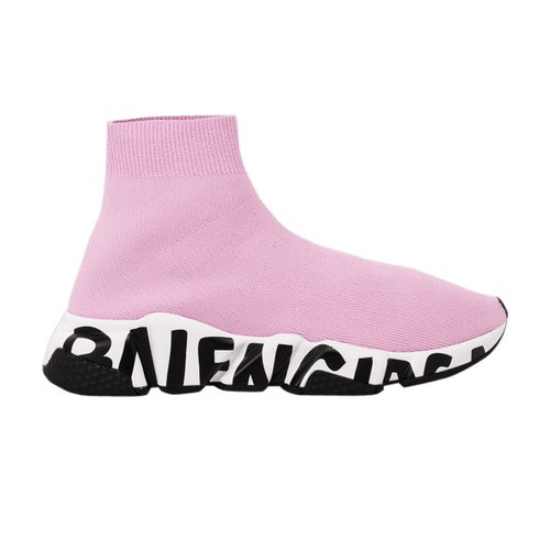 Balenciaga Speed Trainer Midsole Graffiti - Light Pink