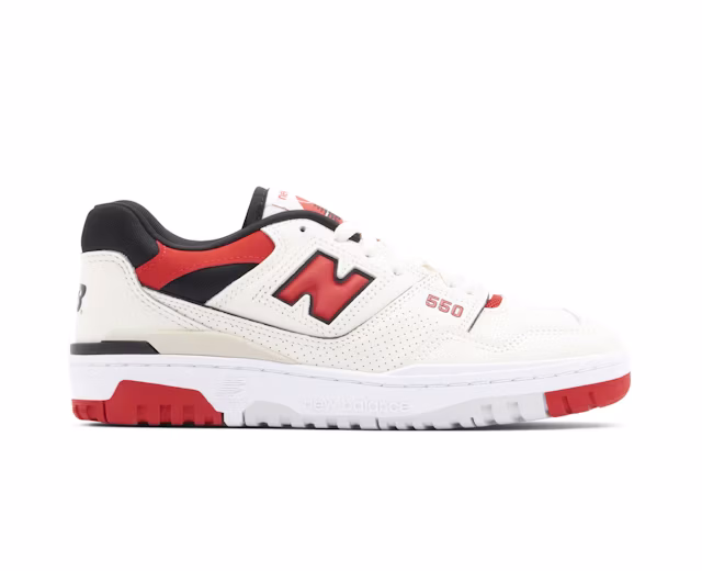 New Balance 550 Sea Salt True Red