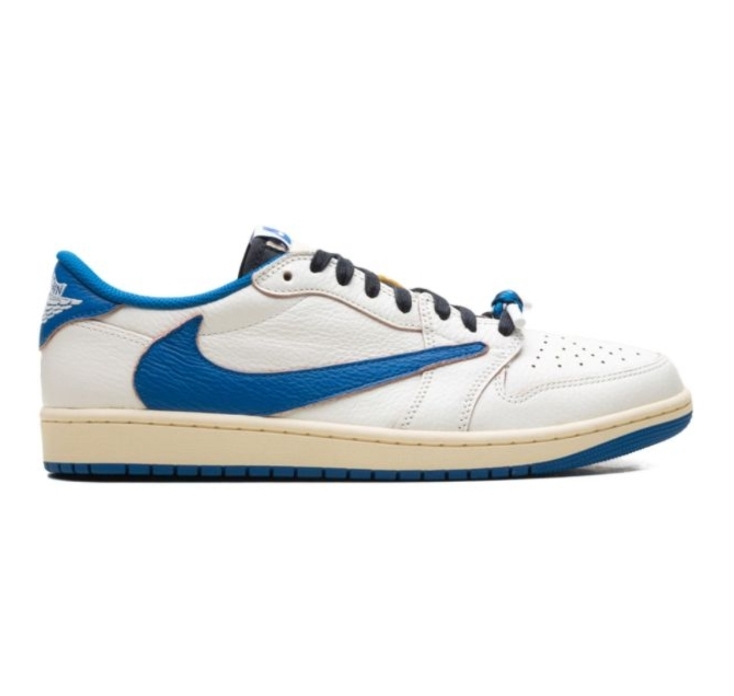 Air Jordan 1 Fragment x Travis Scott "Sail Military Blue"